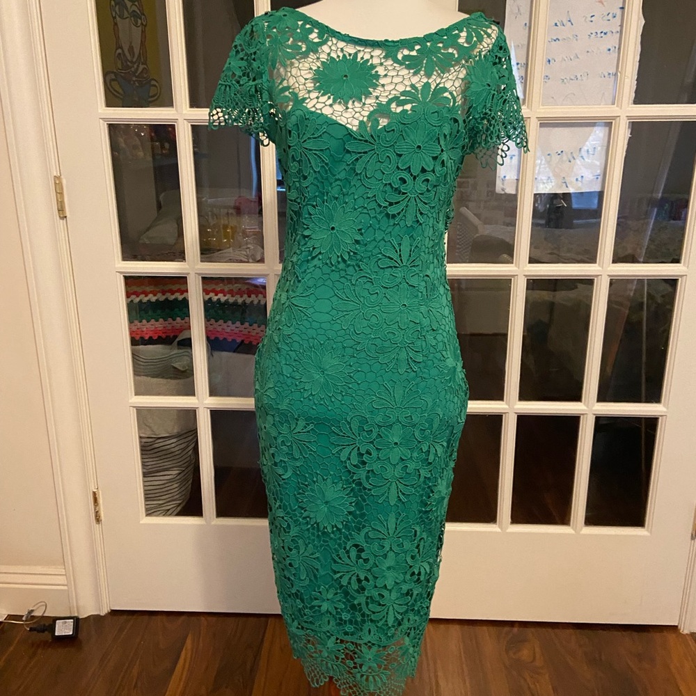 Beautiful green lace dress
